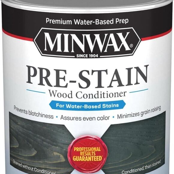 Minwax 618514444 Water-Based Pre- Stain Wood Conditioner, 1 Quart Clear - Picture 12 of 12